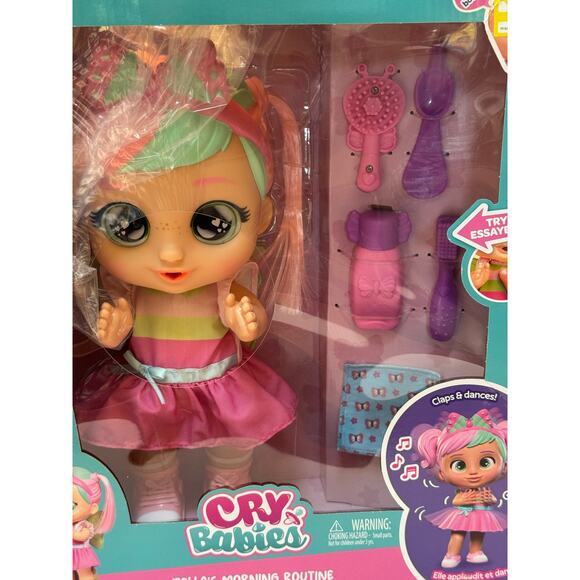 Cry Babies Bella’s Morning Routine – Interactive Baby Doll with 20+ Sounds - Picture 4 of 10